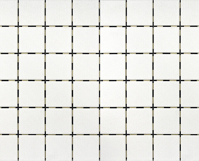 Ontario Snow White 2"x2" Porcelain Mosaic