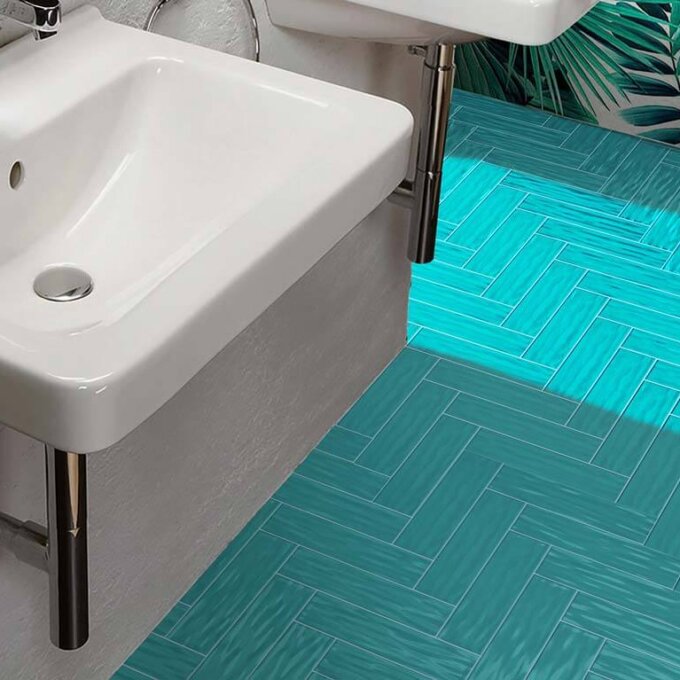 Oceani Maldives 2.5"x10" Glossy Porcelain Tile