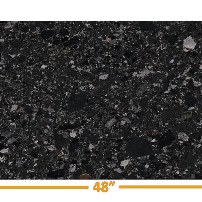 Chiaro Scuro Deep Black Porcelain Tile