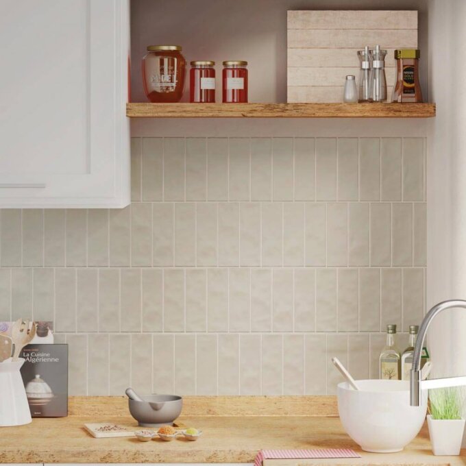 Borgo Soft Grey 2.5"x8" Porcelain Tile