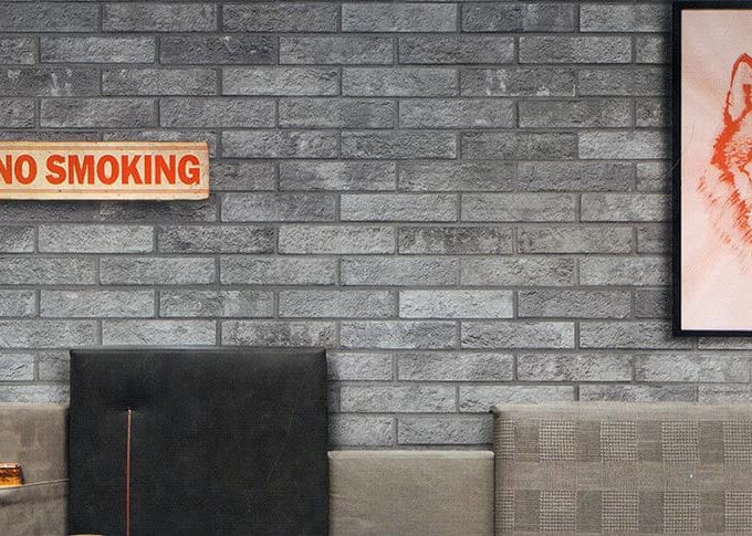 London Brick Grey 2.3"x10" Matte Porcelain Tile