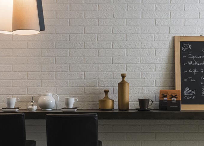 London Brick White 2.3"x10" Matte Porcelain Tile