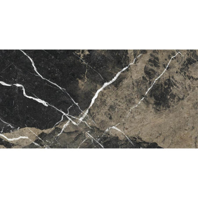 Marmi Alpi Calacatta Black Porcelain Tile