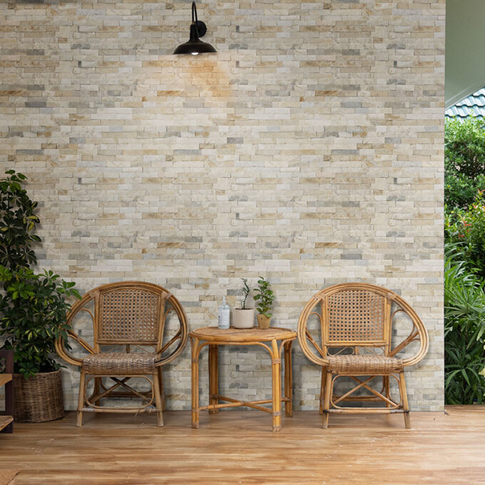 Arctic Golden Ledger Panel