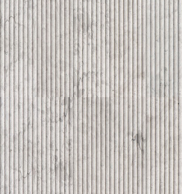 Mars-Panel 6"x18" Outward Spun Pearl Honed Marble Tile