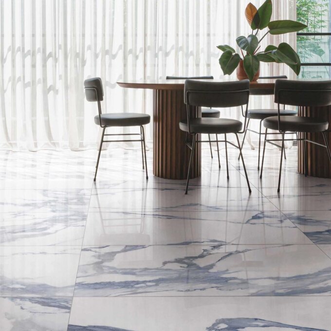 Patagonia Blue 24"x48" Polished Porcelain Tile