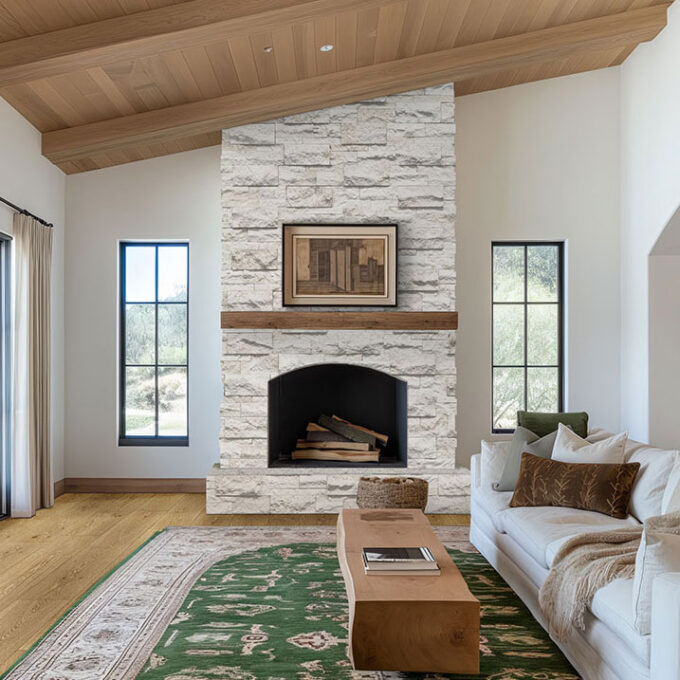 XL Mayra White Ledger Panel