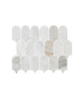 Coastline Valentino Bianco Honed Marble Mosaic