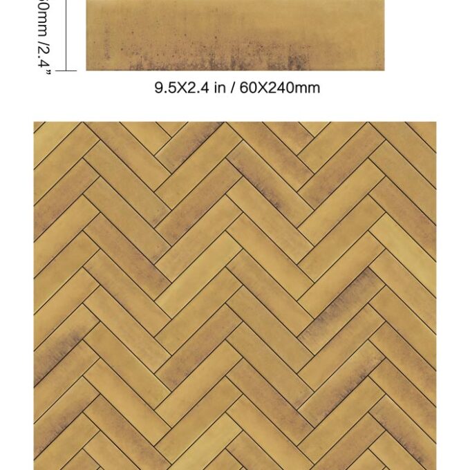 Atmosphere Earth 2.4"x9.5" Glossy Porcelain Tile