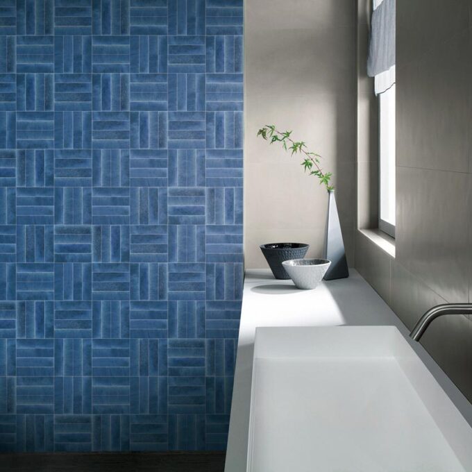 Atmosphere Neptune 2.4"x9.5" Glossy Porcelain Tile