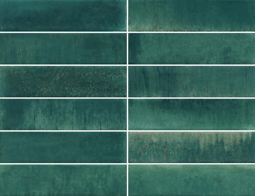 Atmosphere Northern Lights 2.4"x9.5" Glossy Porcelain Tile - Image 3