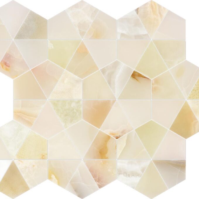 Orchid Onyx Floret Polished Mosaic