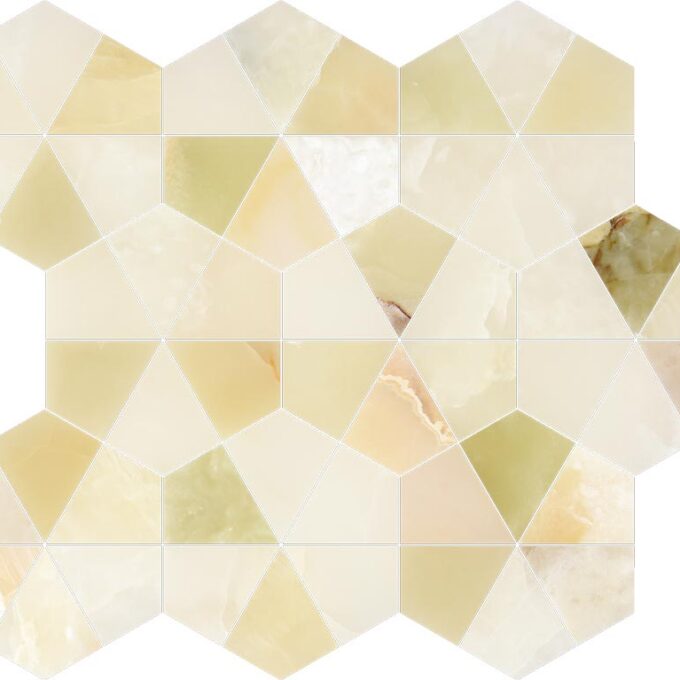 Orchid Onyx Floret Polished Mosaic