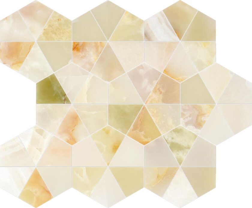 Orchid Onyx Floret Polished Mosaic