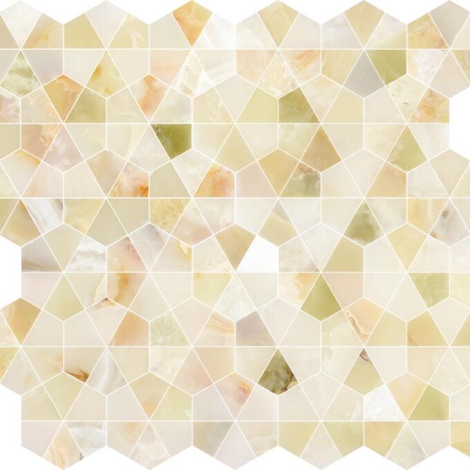 Orchid Onyx Floret Polished Mosaic