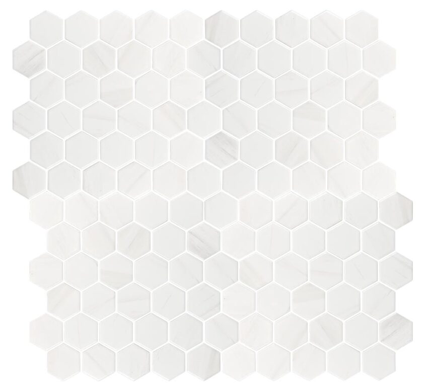 Dolomite 2" Hexagon Matte Porcelain Mosaic - Image 2