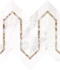 Urbanlife Perla Volkas Polished Marble Mosaic