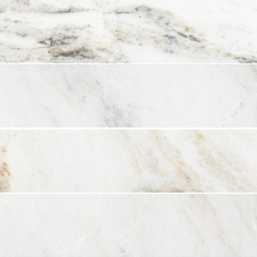 Valentino Bianco 3"x12" Honed Marble Tile - Image 2