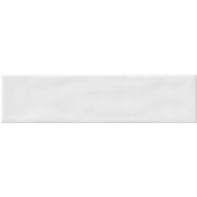 Wave White 3"x12" Glossy Ceramic Tile