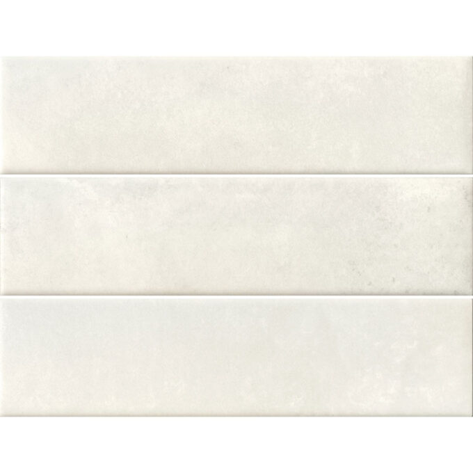 Cera Bianco 2.5"x9.5" Matte Porcelain Tile