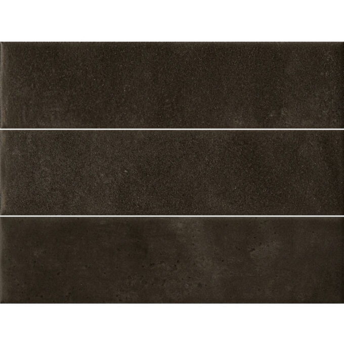 Cera Nero 2.5"x9.5" Matte Porcelain Tile