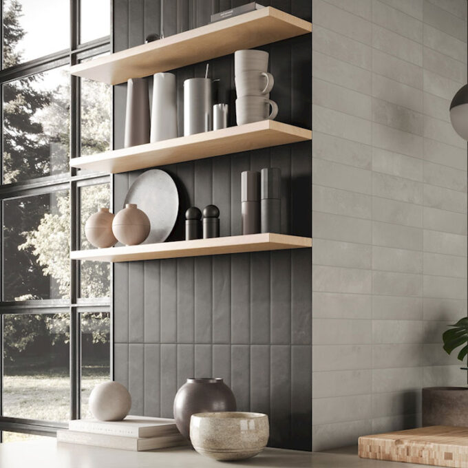 Cera Nero 2.5"x9.5" Matte Porcelain Tile