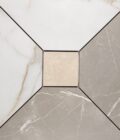 Majestic Cenere Oro Crema Matte Porcelain Mosaic