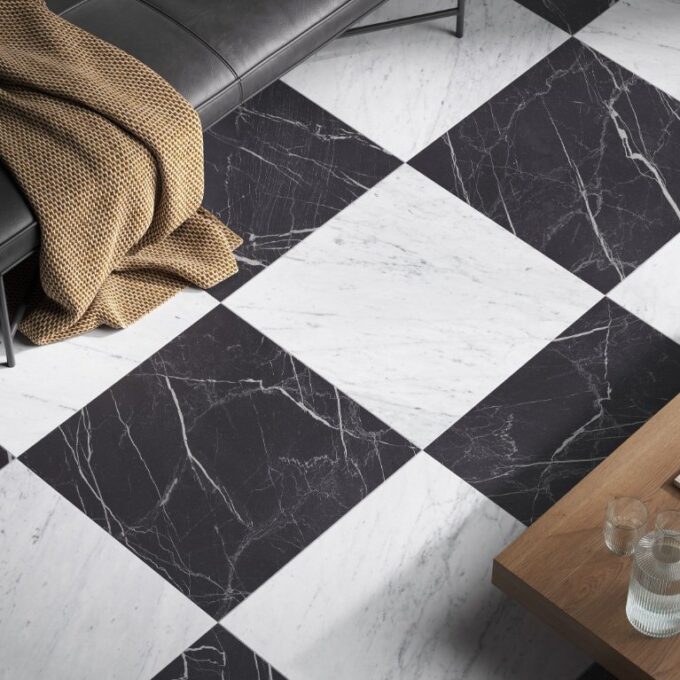 Majestic Nero Bilbao Matte Porcelain Tile
